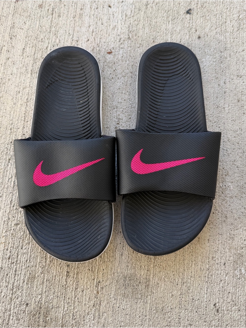 Nike Kawa Pink Swoosh Slide Sandals size 5